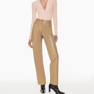 Aritzia Melina pant, vegan leather
